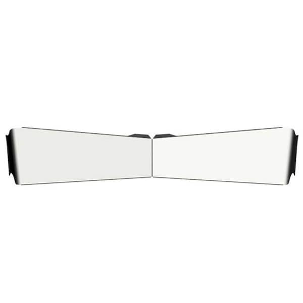 Ilc Repl. For Kenworth W900B Aerocab Year 2015 10 In 304 Stainless Steel Paintable Short Bowtie Vi WZ-EDR2-E - main