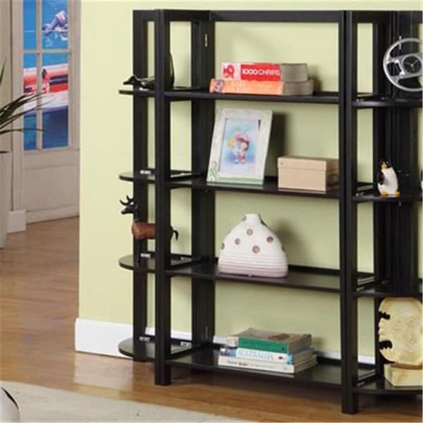 Inroom Furniture Designs Bookcase Espresso Finish BK25 - main
