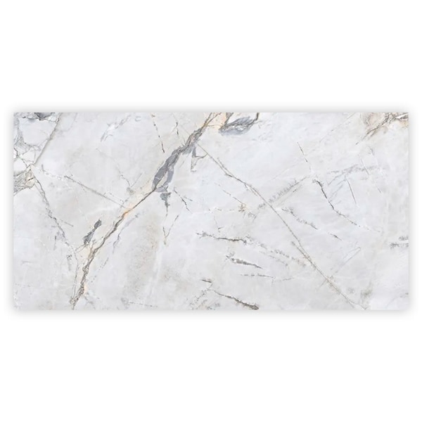 Apollo Tile 24 x 48 in. Polished Pale Gray Porcelain Large Format Wall and Floor Tile 15.5 sq ft/case, 2PK IMP88MTZ2448A - main