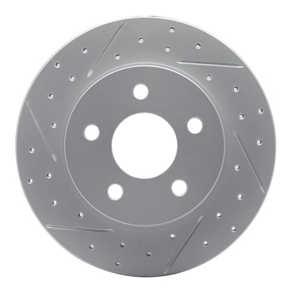 Dynamic Friction Co DFC Geoperformance Rotor - Drilled and Slotted 830-53004L - main