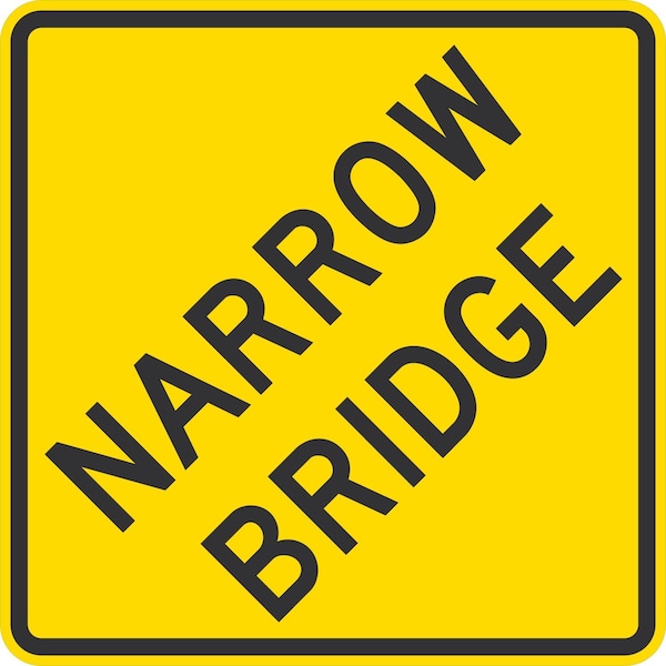 Lyle W5-2, Narrow Bridge, 24x24, Diamond Grade, Yellow G-12366-DG_24x24 - main
