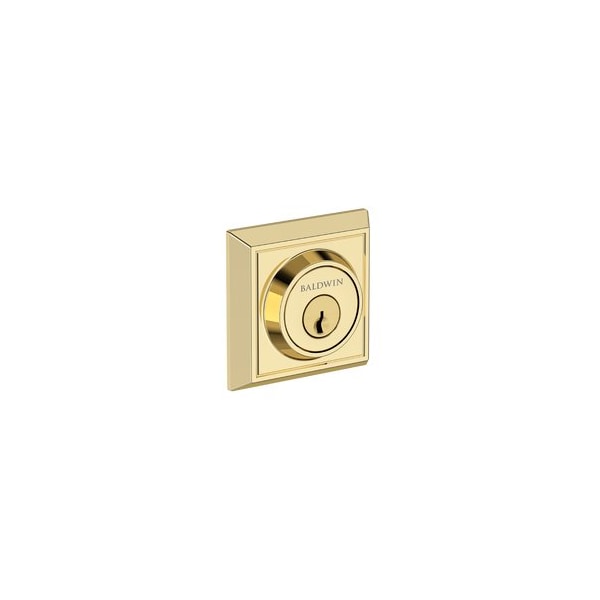 Baldwin Residential Deadbolts Single Cylinder Reversible Non-Lacquered Brass SCCHD031 - main