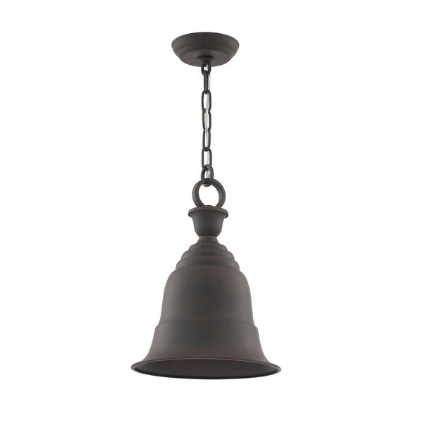 Troy Lighting Liberty 1 Light Pendant 10.5 In. Heritage Bronze F2367CR-HBZ - main