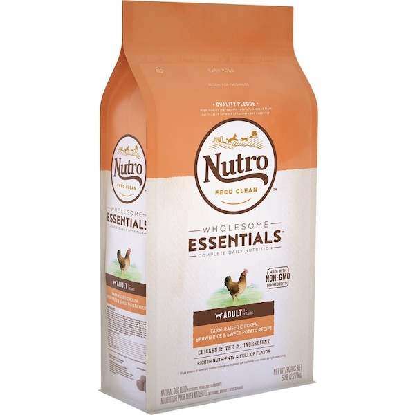 Nutro Wholesome Essentials 5 Lb. Chicken Brown Rice & Sweet Potato Adult Dry Dog Food 792328 - main