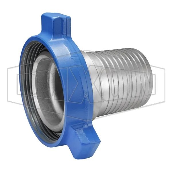Dixon FIG 206 1 pc Male Frac Fitting with Nut and O-Ring, 6 in Nominal, Iron/Steel/Forged Steel Nut, Domes HUM206600CS - main