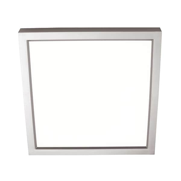 Afx Edge LED Square 6in. Flush Mount, Satin Nickel EGSF06LAJD1SN - main