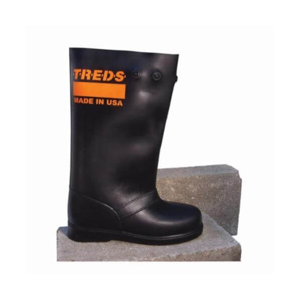 Treds Super Tough Slush Boots, Men's, Size 13 to 14 Fits Shoe, soft Toe, Black, Non-Slip Sole 17855 - main