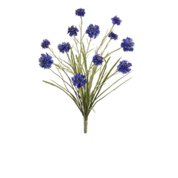 Allstate FBC761-BL-RY 22 in. Royal Blue Cornflower Bush with 12 Flowers-, 12PK FBC761-BL/RY - main