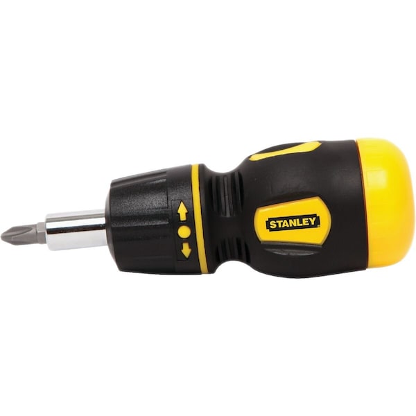 Stanley Multi-Bit Stubby Ratcheting Screwdriver 66-358 - main