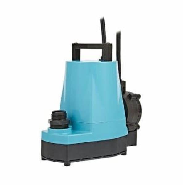 Little Giant Pump Submersible Utility Pump, 3.5 A, 115 VAC, 1/4 hp, 26.3 ft Max Head, 25 gpm, Aluminum/Plastic 505717 - main