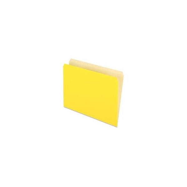 Pendaflex FOLDER, LTR, STRT, SGL, 11PT, YW, 100PK 152YEL - main