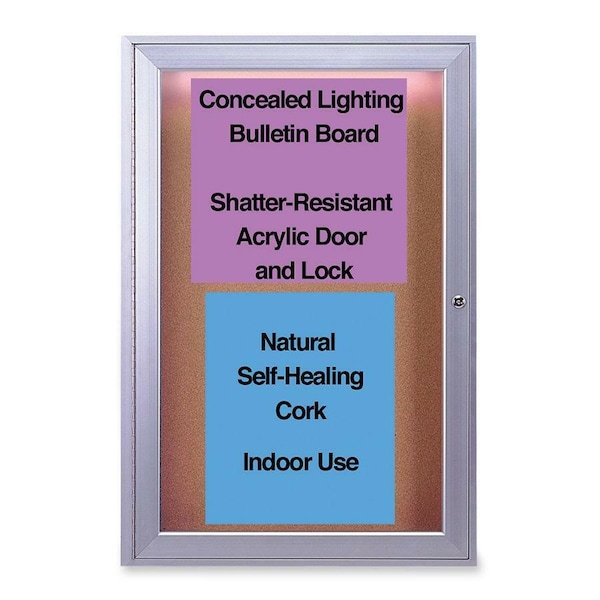 Ghent Message Center 24"H x 36"W, Natural CPA13624K - main