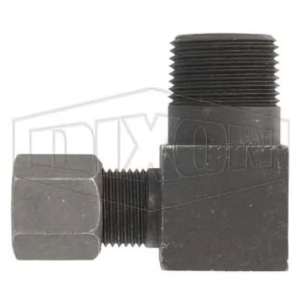 Dixon The Right Connection Flareless Bite Tube-to-Pipe Elbow, 3/8 x 1/2 in Nominal, Male Tube x Male NPTF FLC2501-06-08 - main