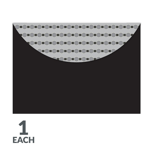 C-Line Products 8-1/2" x 11" Fashion Circle Series Reusable XL Poly Envelope, 36EA/DS 56612-DS - main