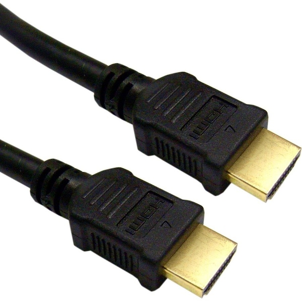 Cable Wholesale HDMI Cable, High Speed with Ethernet, HDMI-A male to HDMI-A male, 4K at 60Hz, 24 AWG, 25 foot 10V3-41125 - main