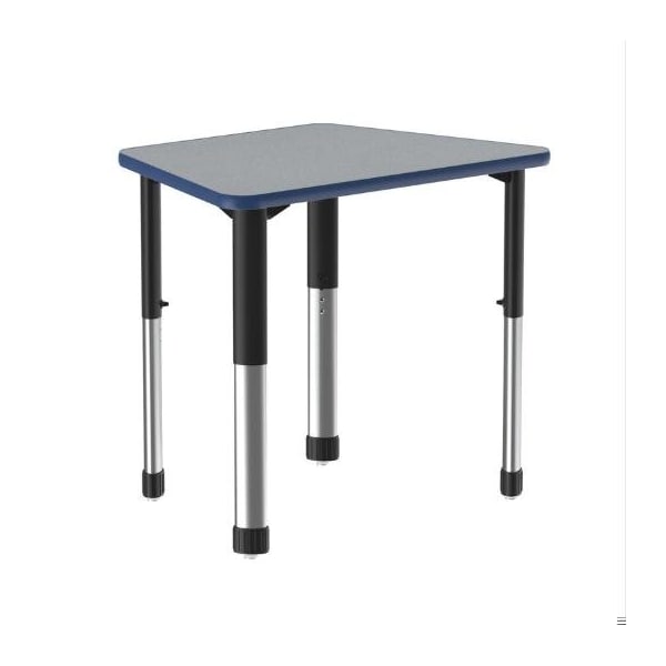 Correll Trapezoid 32 in W, 22 in L, 25 in to 35 in H, Particleboard, Gray Granite AD2232TF-TRP-15-09-37 - main