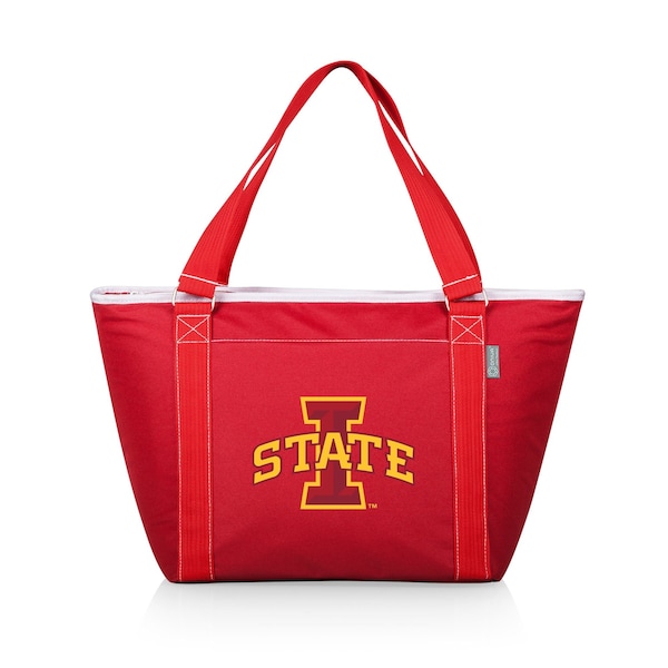 Picnic Time Family Of Brands NCAA Iowa State Cyclones Topanga Tote Cooler Bag - Soft Cooler Bag - Picnic Cooler, Red 619-00-100-234-0 - main