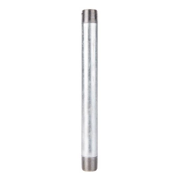 Stz Industries 1/2 in. MIP each X 1/2 in. D MIP Galvanized Steel 8 in. L Nipple 303U12X8 - main