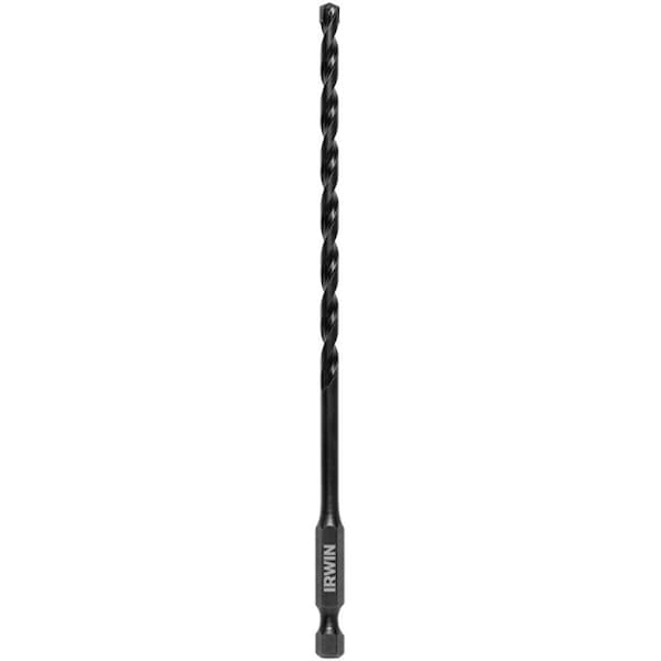 Irwin Impact Drill Bit, 316 in Dia, 6 in OAL, 1Flute, 14 in Dia Shank, Hex Shank 1870546 - main