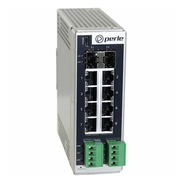Perle Systems Perle IDS-710HP Managed Industrial Ethernet Switch 7017270 - main