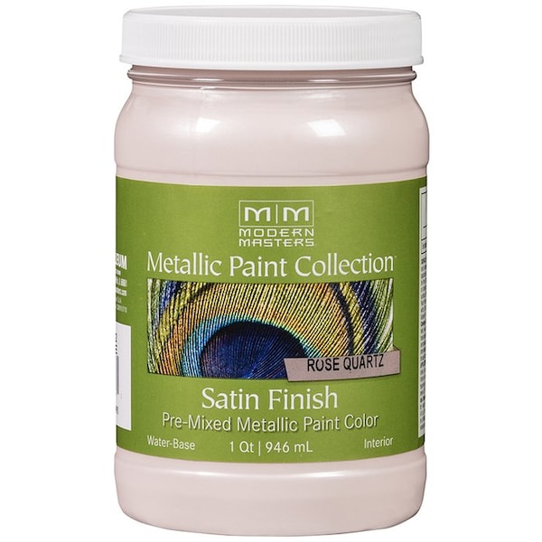 Metallic Paint Collection Satin Qt Modern Masters ME794 Rose Quartz Collection, Satin Water-Based Decorative ME79432 - main