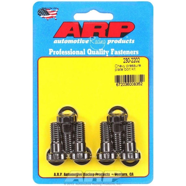 Arp 2302202 Pressure Plate Bolt Kit for Small Block Chevy ARP230-2202 - main