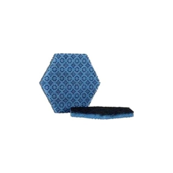 Scotch-Brite Scouring Pad, 5-3/4" L x 5" W, Blue, PK15 2000HEX - main