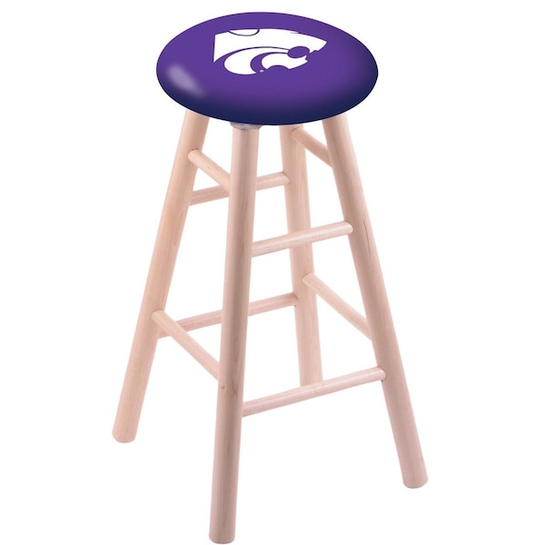 Holland Bar Stool Co Maple Counter Stool, Natural Finish, Kansas State Seat RC24MSNat - main