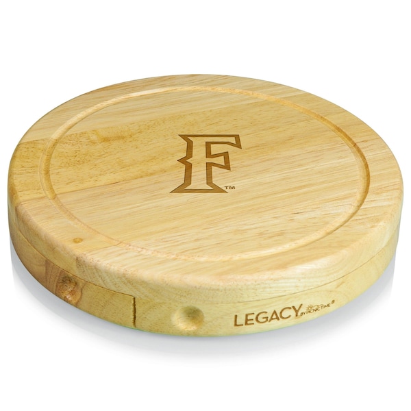 Picnic Time Family Of Brands NCAA Cal State Fullerton Titans Brie Cheese Board and Knife Set - Charcuterie Board Set 878-00-505-983-0 - main