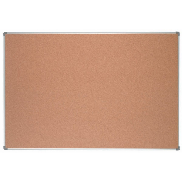 Aarco Natural Cork Bulletin Board w/ Euroframe Design 48"x72" ER4872 - main