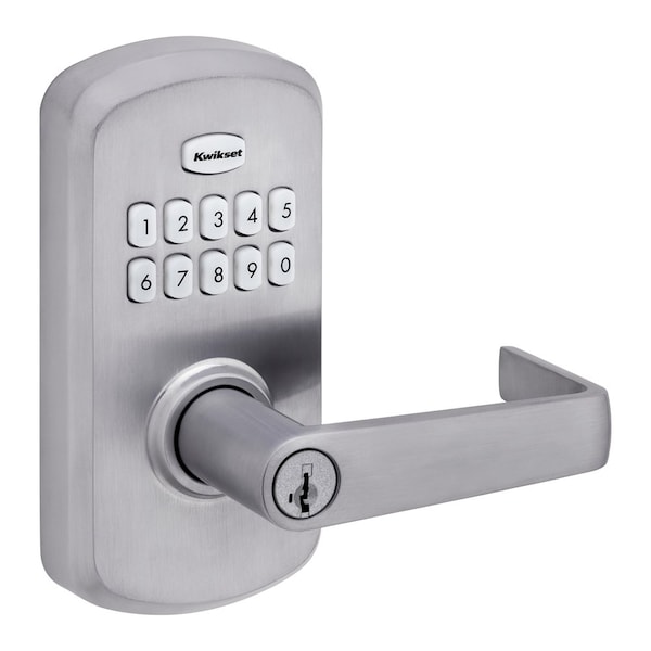 Kwikset Keypad Keyed Entry Locks Electronic Deadbolt Satin Chrome 955KNL-26DS - main