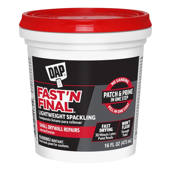 Fast'N Final Interior/Exterior Paint, White, White, 1 pt 7079812141 - main