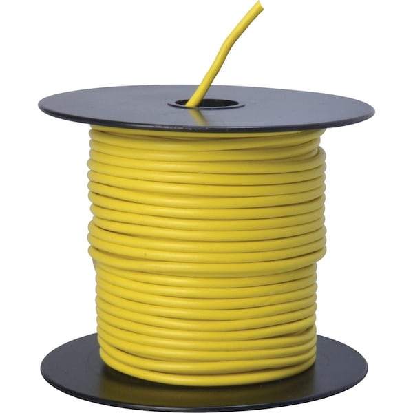 Road Power 100 ' 14 Ga. PVC-Coated Primary Wire Yellow 55670823 - main