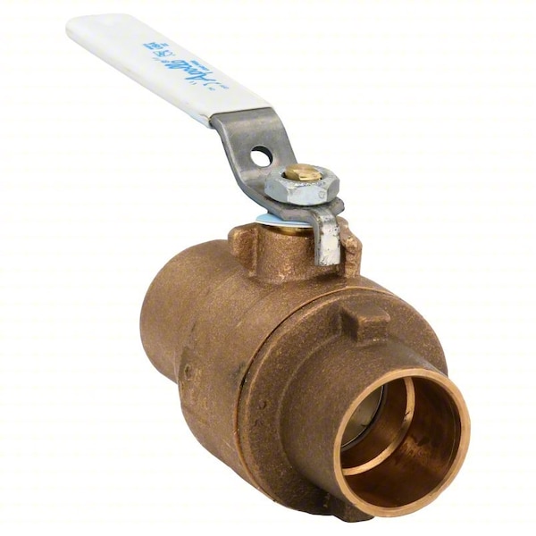 Apollo Valves 1-1/4" Sweat Bronze Ball Valve 2-Way 77CLF20601A - main