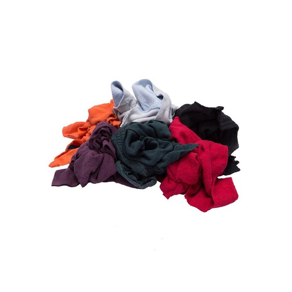Bsl Recycled Colored Sweatshirt Rags Mixed Sizes - 10 lb. 3822-10L - main