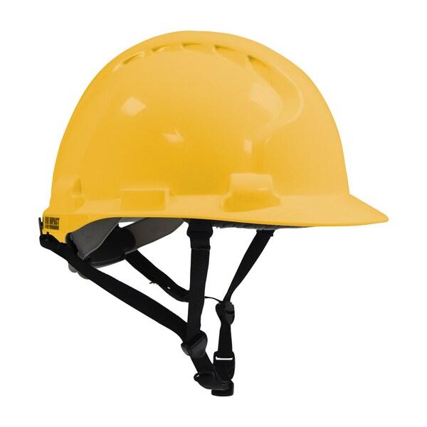 Pip Safety Helmet, JSP, HDPE, 4 Point Ratchet, Type 2, Class E, Red 280-AHS240-20 - main