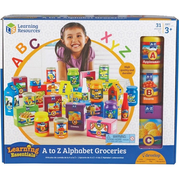 Learning Resources A to Z Alphabet Groceries 7729 - main