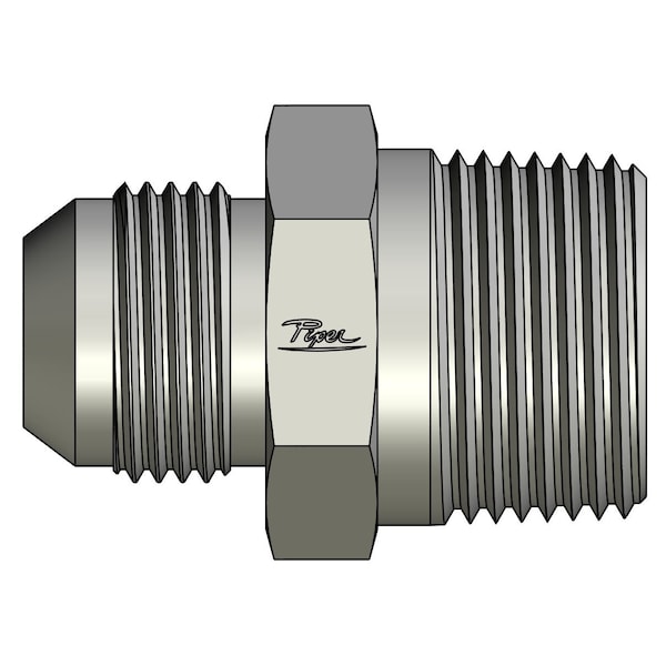Piper 3/4in. Male JIC X 1-1/4in. Male Pipe, Straight 0100-12-20 - main