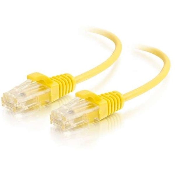 C2G 10FT/3M CAT6 CABLE UTP SLIM 28AWG YELLOW 1174 - main
