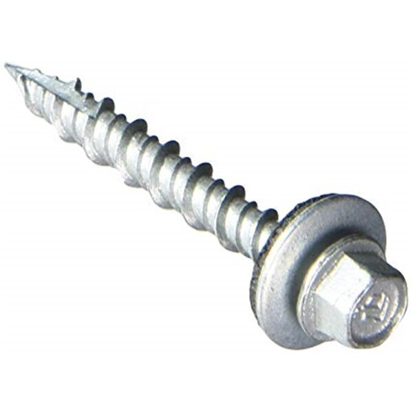 Hillman LB 10 x 1 in. Metal to Wood Self-Drilling Roofing Screws, White 250491 - main