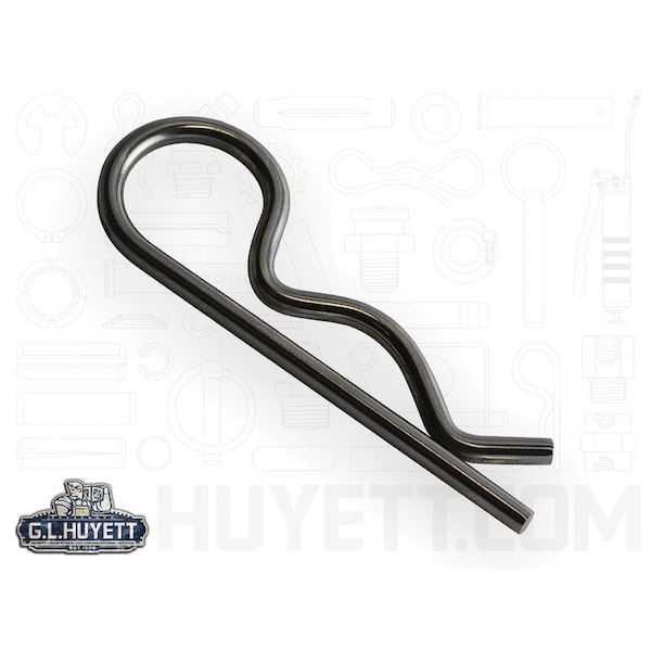 Huyett Bridge Pin, 316 SS, 0.125 in Wire Dia x 2.50 in L x 0.625 in Inside Eye Dia x Fits 5/8 in BPS6-227 - main