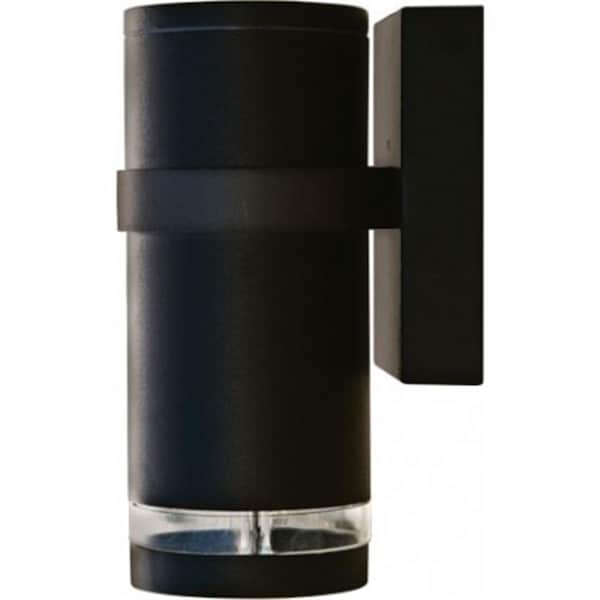 Intense Powder Coated Cast Aluminum Down Light Wall Fixture, Black - 9.22 x 3.94 x 5.55 in. IN2939437 - main