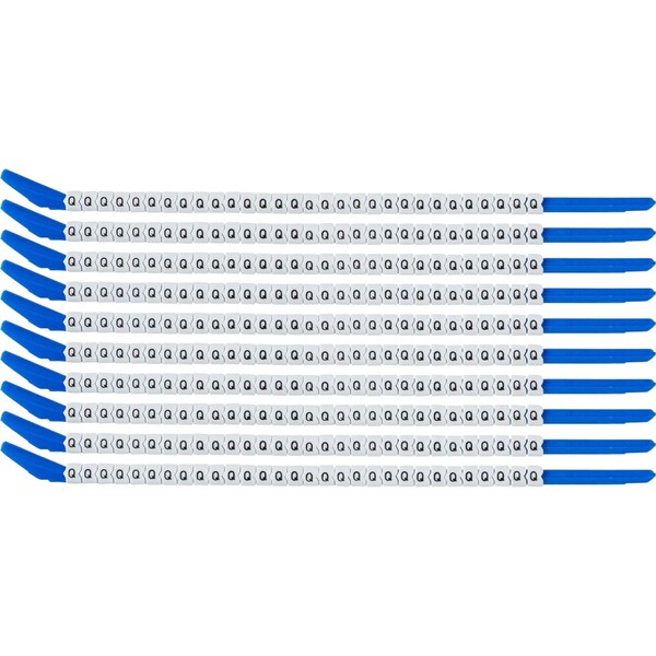 Brady ClipSleeve Wire Markers Size 13 Nylon 14 AWG - 14 AWG, Q Pack of 300 Each, 300PK SCN13-Q - main