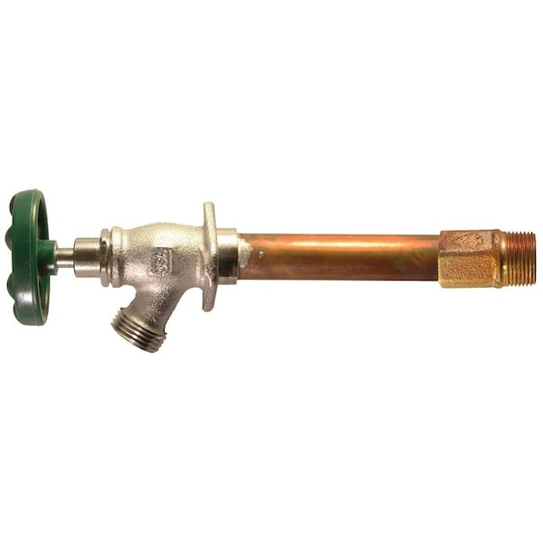 Arrowhead Brass 456 Series 456-12LF Wall Hydrant, 1/2 in Inlet, MIP x Copper Sweat Inlet, 3/4 in Outlet, 13 gpm 456-12LF - main