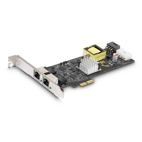 Startech.Com 2-PORT 2.5GBPS NBASE-T POE NETWORK CARD, DUAL INTEL I225-V, 802.3AF/AT POE+ MULT PR22GIP-NETWORK-CARD - main