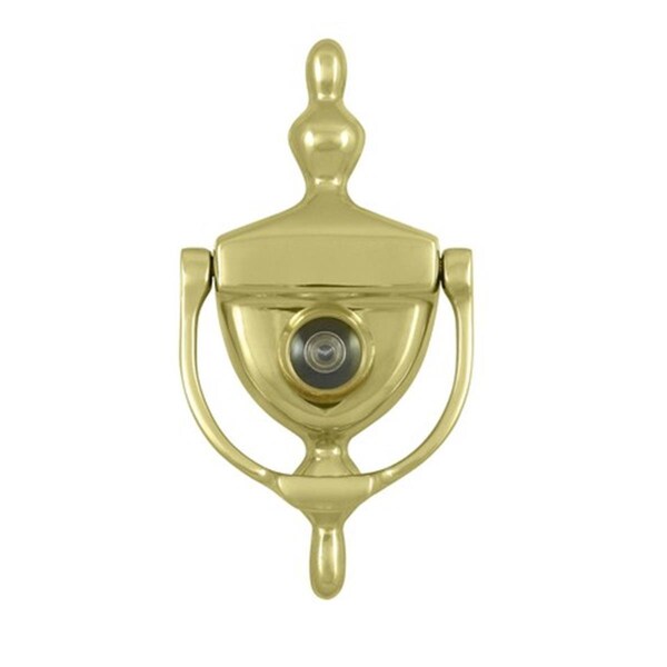 Patioplus Door Knocker-Viewer- Bright Brass PA3236538 - main