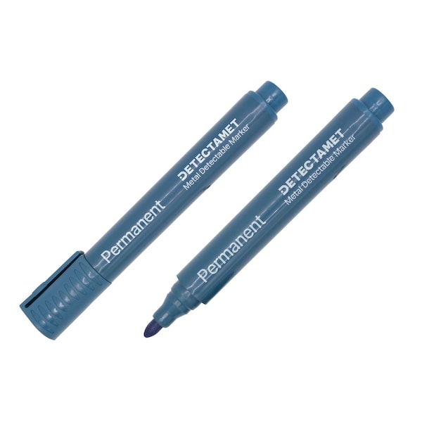 Detectamet Metal Detectable Permanent Marker, Blue Color Family, 10 PK 146-A06-P01-A07 - main