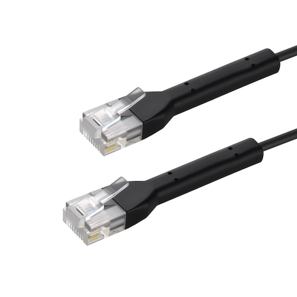 Monoprice Cat6A Ethernet Patch Cable - Bendable UTP 30AWG 5ft Black 49129 - main