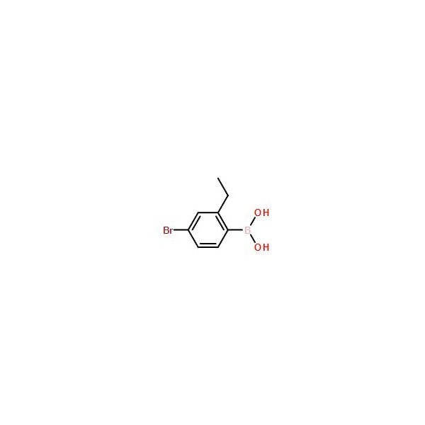 Ak Scientific 4-Bromo-2-ethylphenylboronic acid (5g), CAS 1046861-62-4 Y3589-5g - main