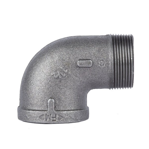 Stz Industries 1-1/4 in. MIP each X 1-1/4 in. D FIP Black Malleable Iron 90 Degree Street Elbow 310SE90-114 - main